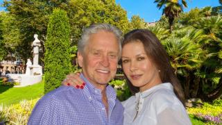 Michael Douglas y su esposa en San Sebastián / Montaje CV