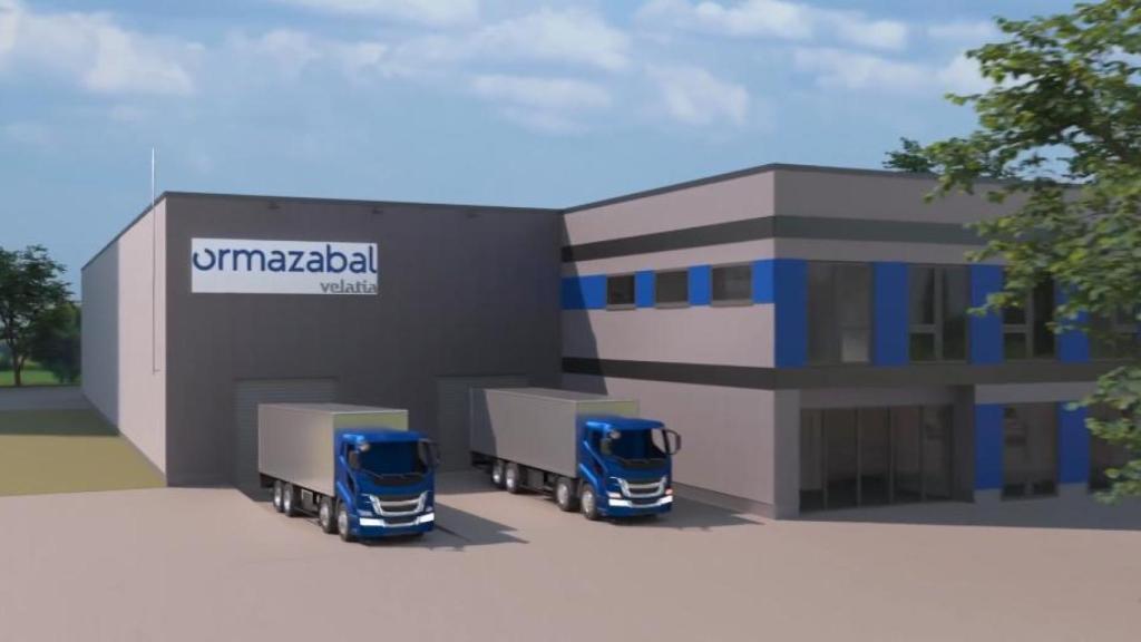 Imagen render de la nueva planta de Ormazabal en Alemania