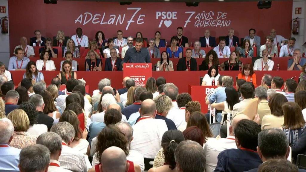 Reunión del Comité Federal del PSOE, en la sede federal del partido / X Elisa Garrido