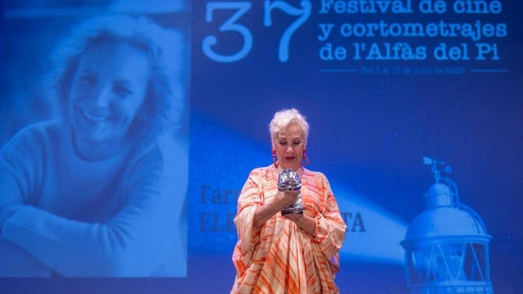 Elena Irureta, galardonada en la 37ª edición del Festival de Cine de l’Alfàs del Pi