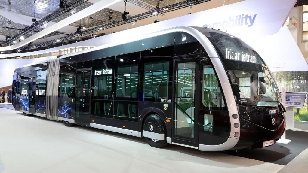 Modelo Irizar ie tram que circulará por el aeropuerto de Londres Gatwick