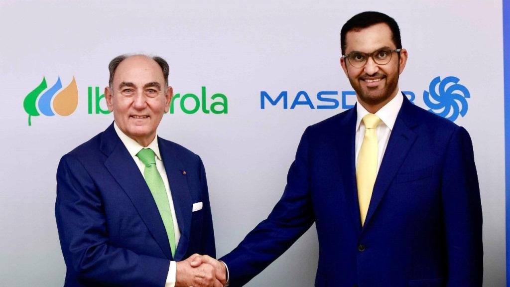 Ignacio Galán, presidente de Iberdrola Y Dr. Sultan Al Jaber, ministro De Industria y Tecnología Avanzada de los EAU y presidente de Masdar