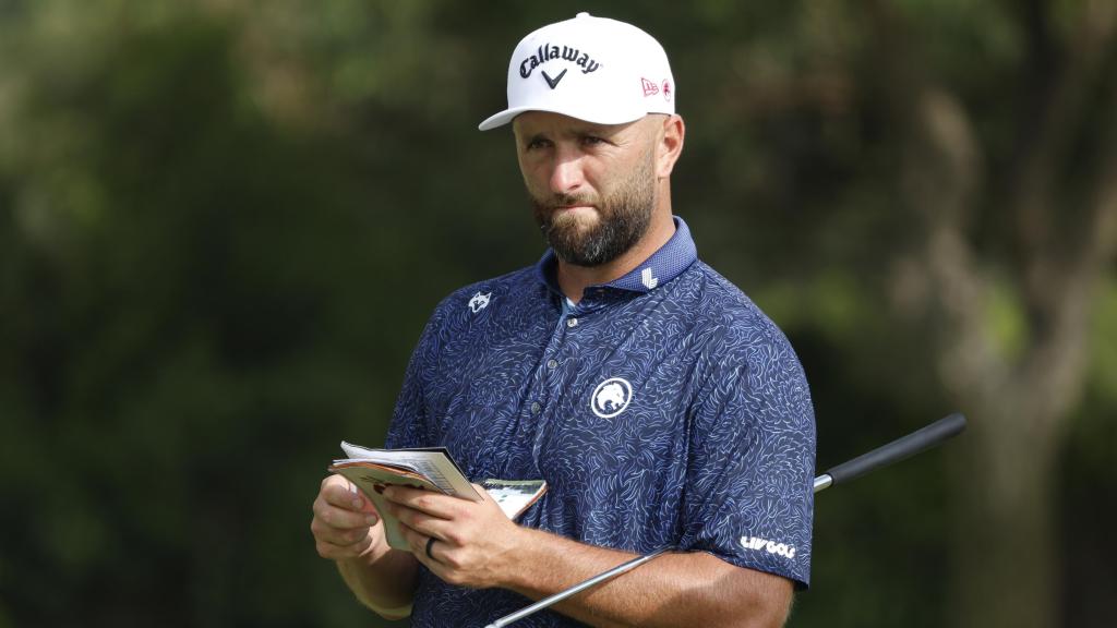 Jon Rahm en el campo de Valderrama en San Roque (Cádiz), EFE/A.Carrasco Ragel.