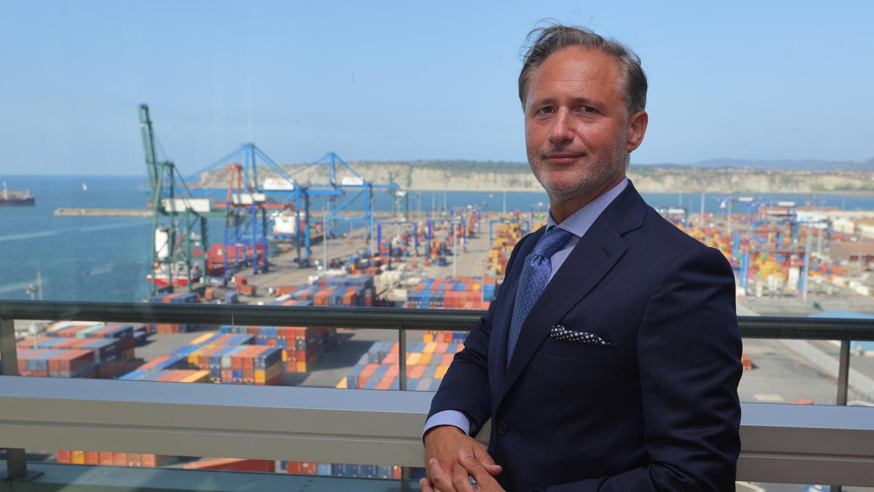 Iván Jiménez, presidente del Puerto de Bilbao