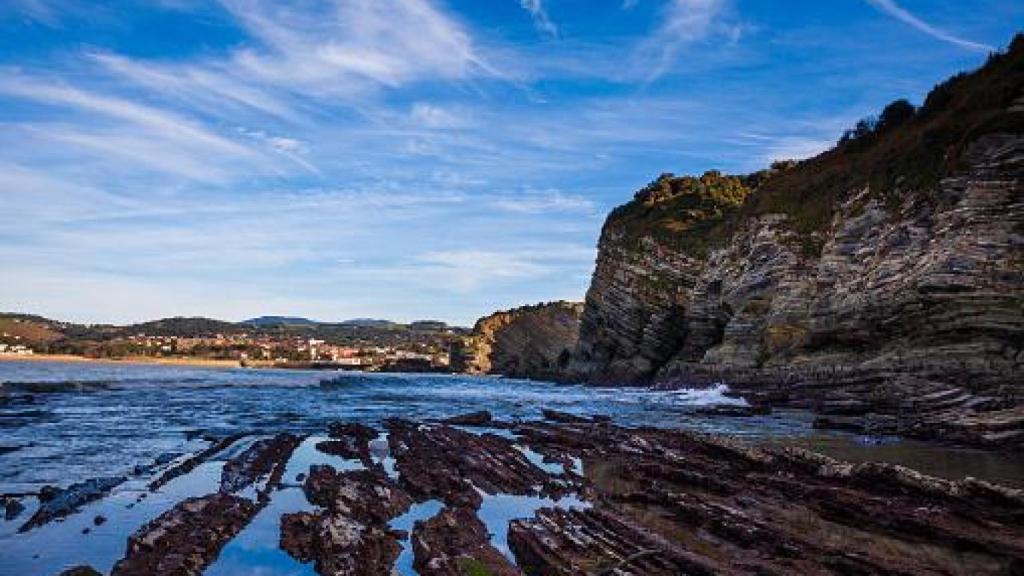 La preciosa playa de Euskadi que podría desaparecer en 2050.