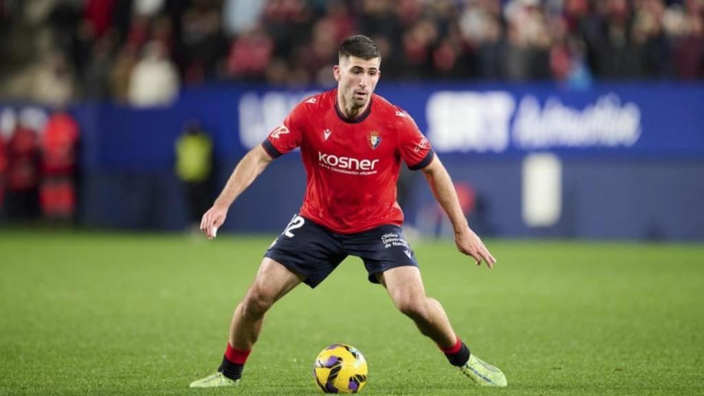 Jesús Areso con el Osasuna / EFE