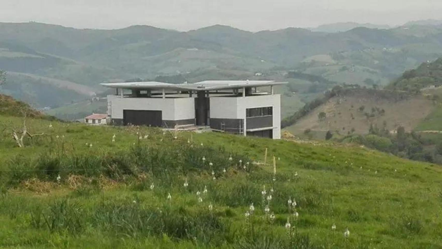 Imagen del polémico chalet de Aia.