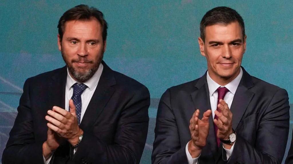 Pedro Sánchez  y Óscar Puente