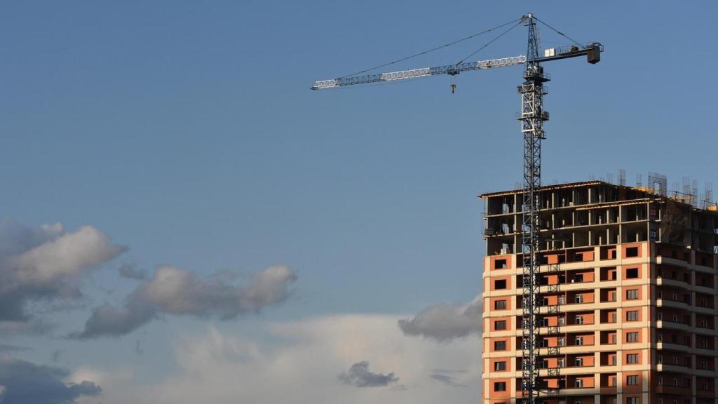 Imagen de archivo un edificio en construcción