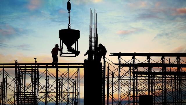 Trabajadores en el sector de la Construcción