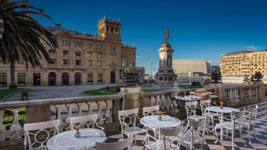 Terraza del Hotel María Cristina.
