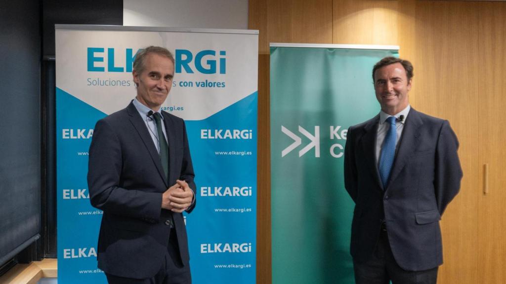 Zenón Vázquez, de Elkargi, y Borja Bertrán, de Kenta Capital
