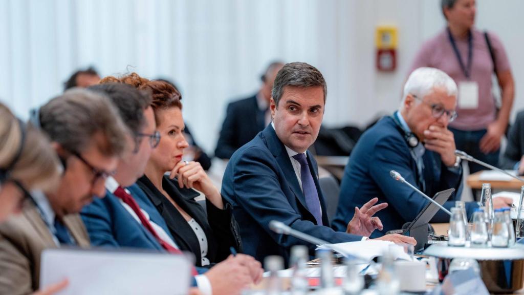 El consejero de Industria, Mikel Jauregi, en su visita esta semana a Alemania