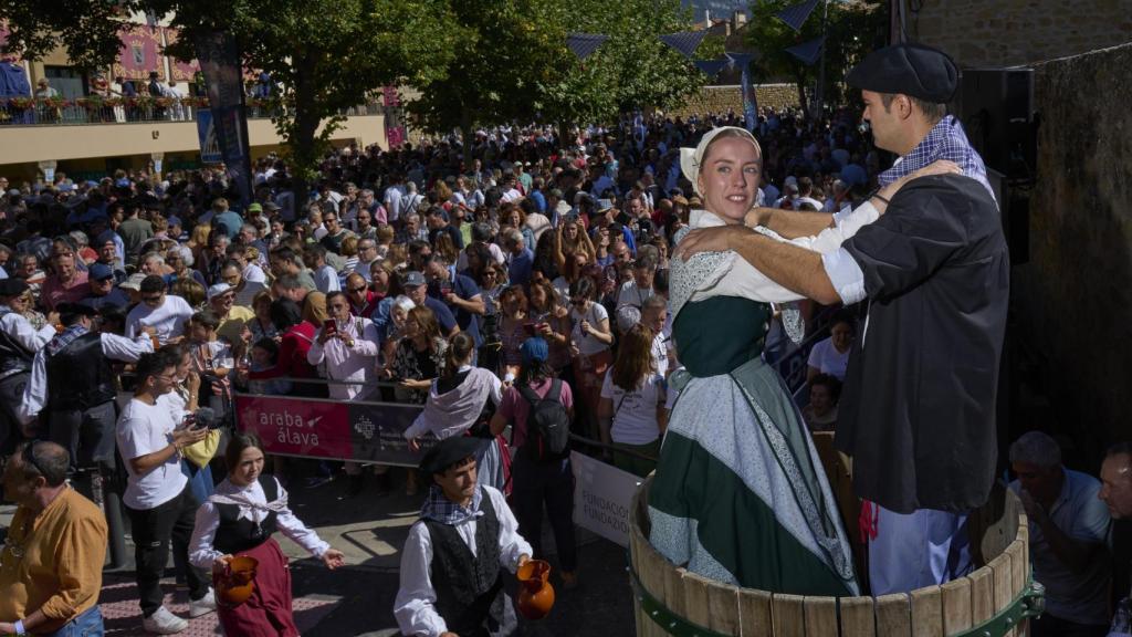 La localidad de Leza acoge la 30 edición de la Fiesta de la Vendimia de la Rioja Alavesa