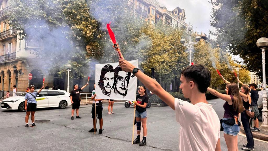 Ernai pide la independencia de Euskal Herria y homenajea a Txiki y Otaegi en San Sebastián a 14 de septiembre de 2025