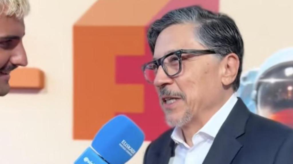 El actor Carlos Bardem es entrevistado en la 17ª edición del FesTVal en Vitoria-Gasteiz.