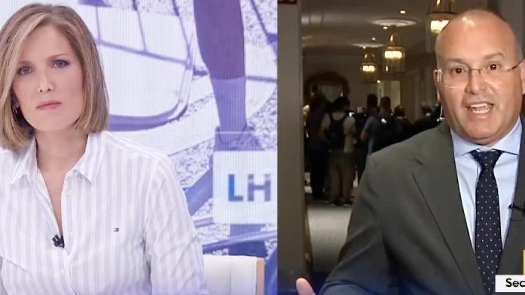 Silvia Intxaurrondo y Miguel Tellado.