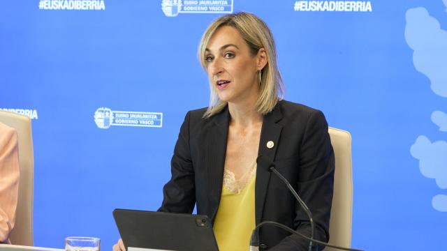 La portavoz del Gobierno vasco, María Ubarretxena