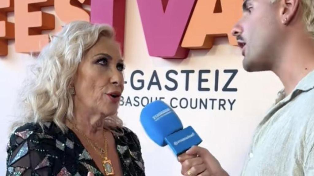 Rosa Benito en el FesTVal de Vitoria-Gasteiz 2025.