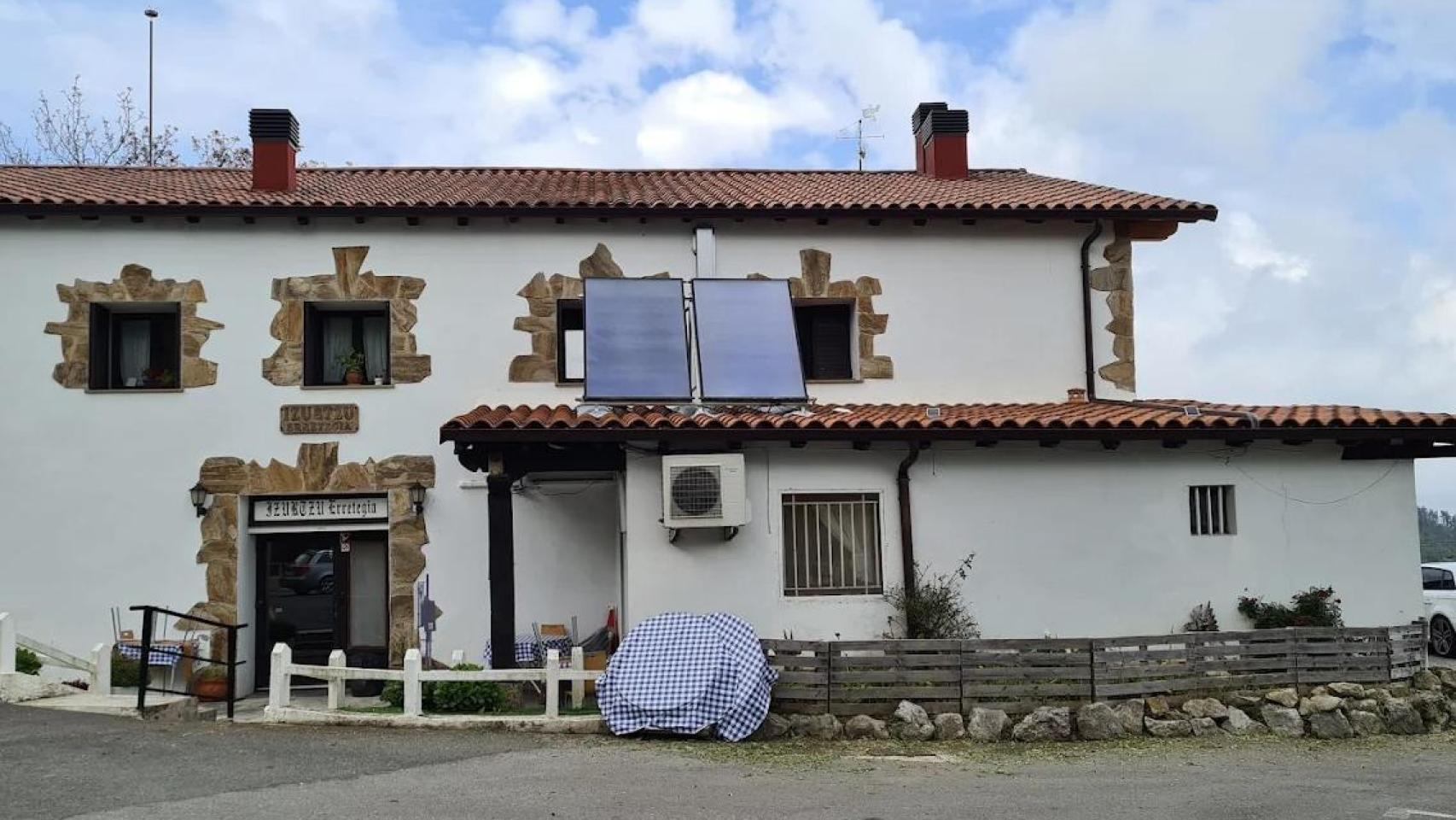 El asador por fuera.