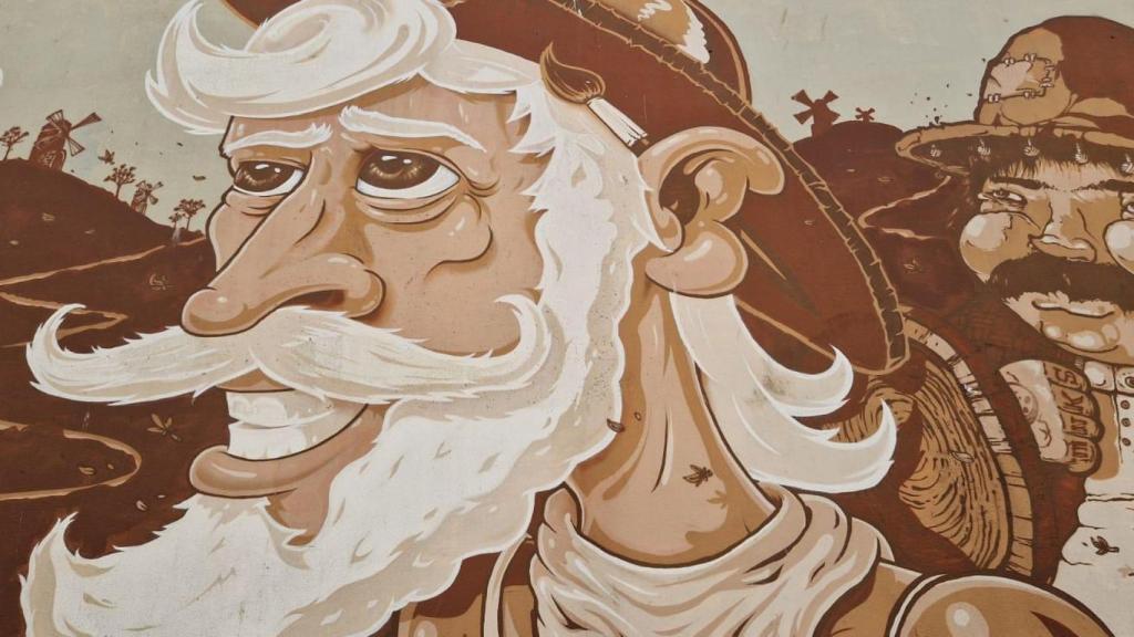 Mesk, Fedor y Mots, sus autores, quisieron representar de ese modo las batallas que deben superar los artistas para crear