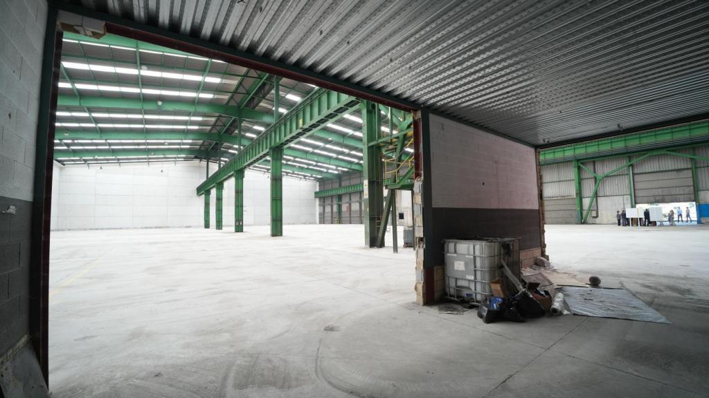 El pabellón donde se instalará Metal78, por dentro.