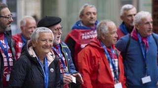 Miembros de la Plataforma de Pensionistas de Euskal Herria