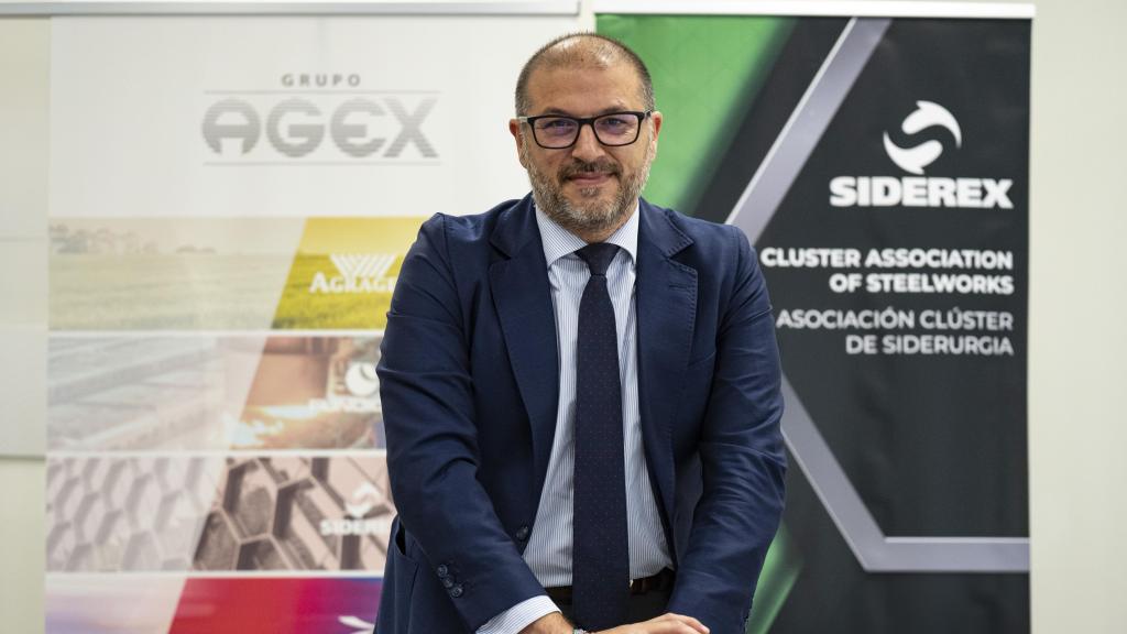 Asier San Millán, presidente del clúster del acero Siderex / Araba Press