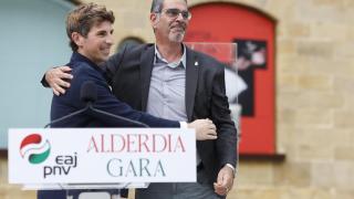 Jon Insausti junto a Eneko Goia