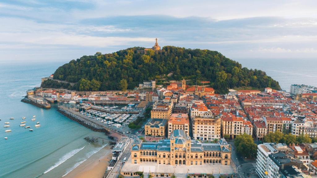 El monte Urgull, en San Sebastián