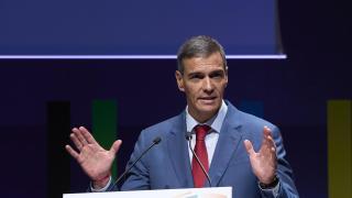 El presidente, Pedro Sánchez, en la Cumbre Global de la Alianza de Gobierno Abierto