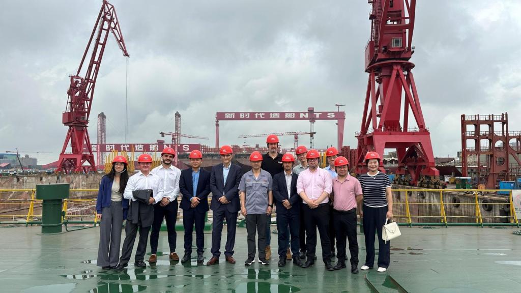 El Foro Marítimo Vasco, durante su misión comercial en China.