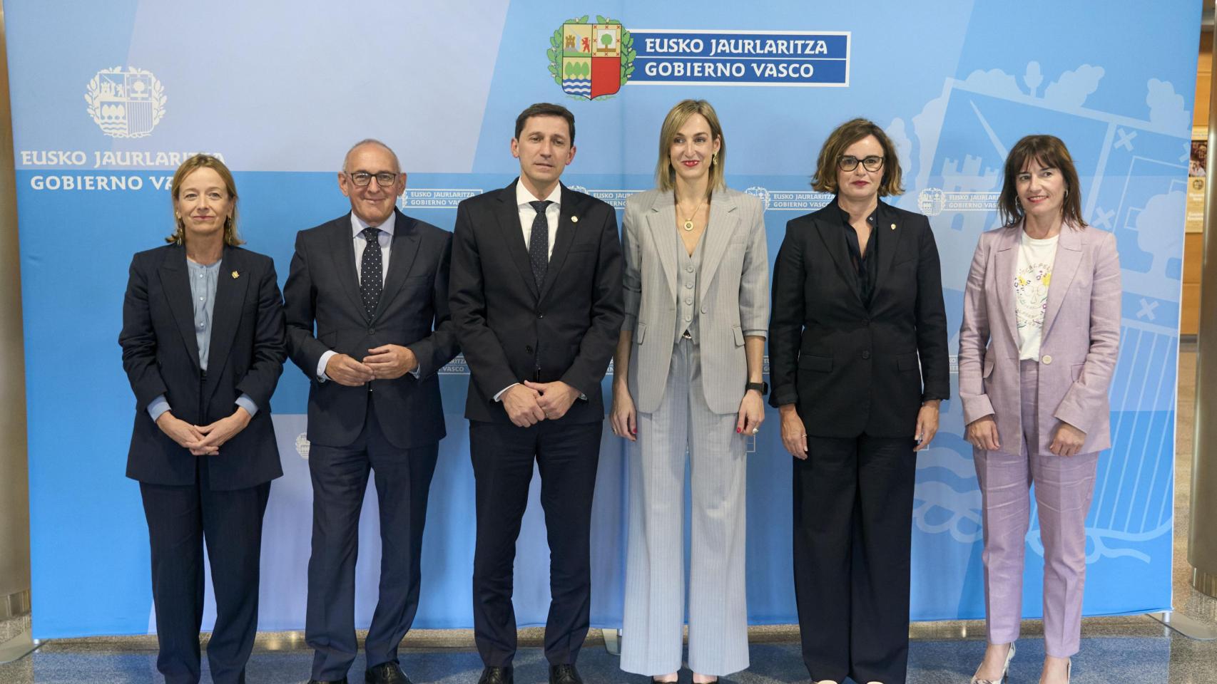 El Consejo Vasco de Finanzas (CVF) durante la reunión mantenida este lunes