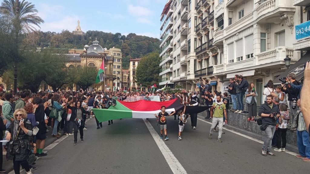 Manifestación en San Sebastián