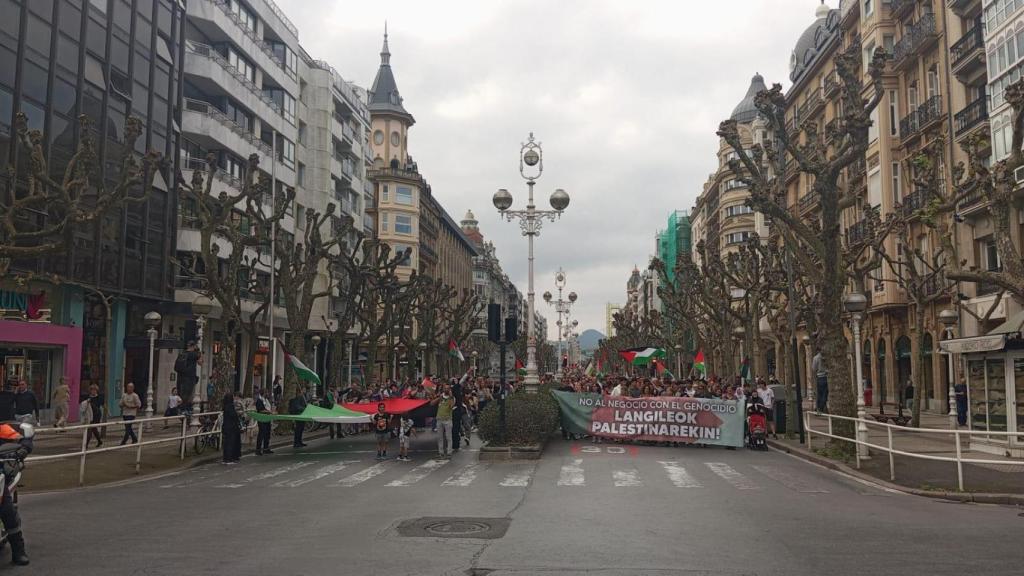 Manifestación en San Sebastián