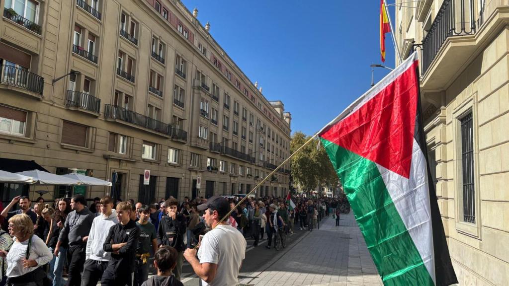 Manifestación en Vitoria