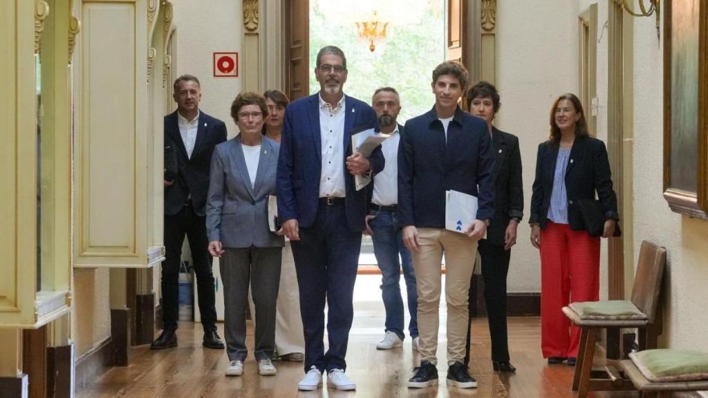 Goia, en el momento de su último pleno.