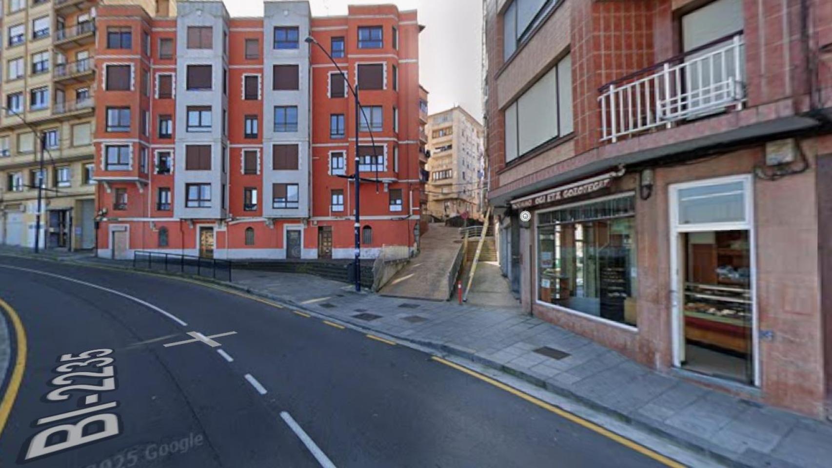 Calle Iparraguirre en Bermeo