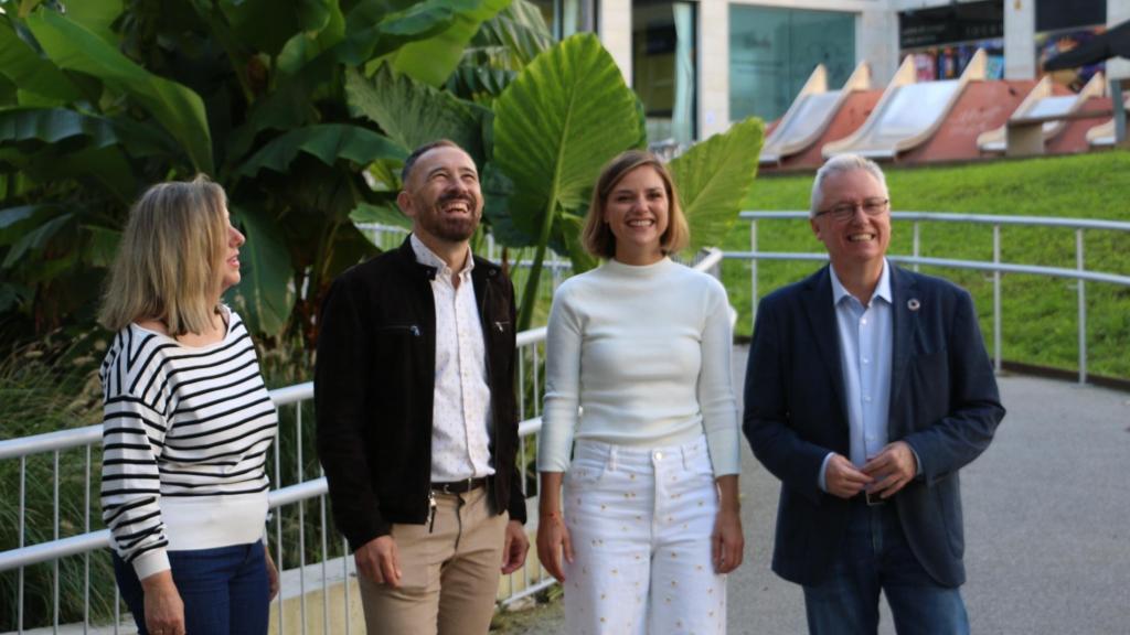 Denis Itxaso, consejero de Vivienda, ha encabezado un acto del PSE de Gipuzkoa en San Sebastián