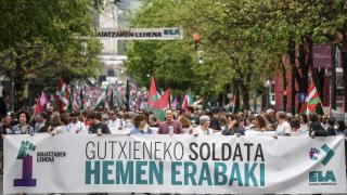Manifestación del 1 de mayo de ELA