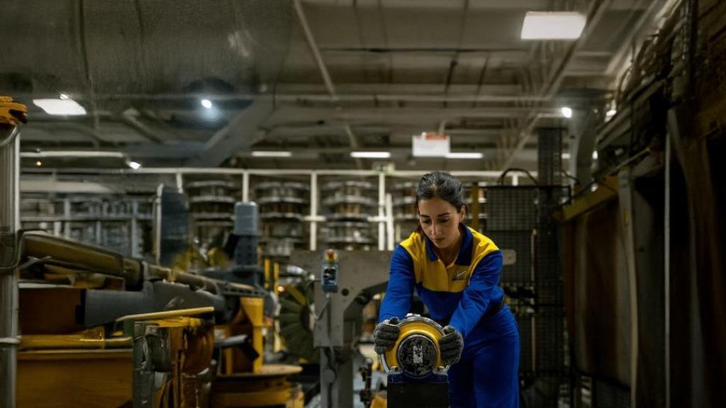 Trabajadora de Michelin