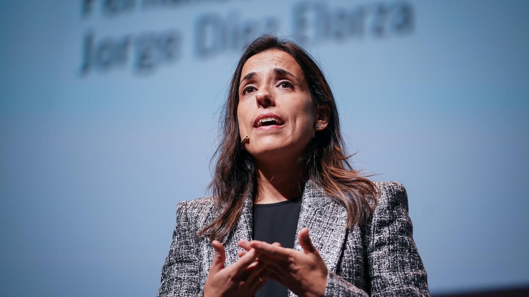 Sara Buesa, hija de Fernando Buesa, en una foto de archivo a 21 de febrero de 2024