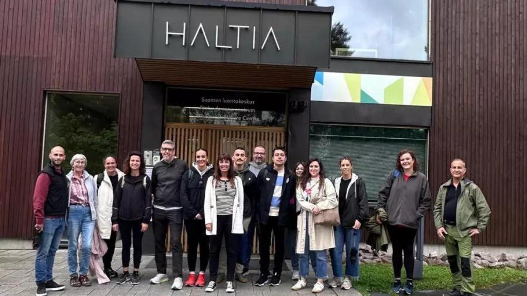 Representantes de Bizkaia que han viajado a Finlandia para conocer el turismo accesible, inclusivo y sostenible de primera mano