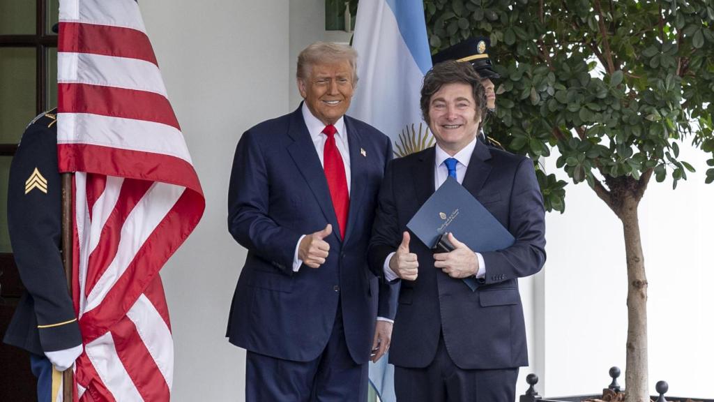 Trump y Milei en una foto de archivo a 14 de octubre de 2025