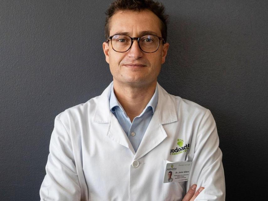 Javier Alfaro, podólogo y jefe de la Unidad del Pie de Policlínica Gipuzkoa y Podoactiva