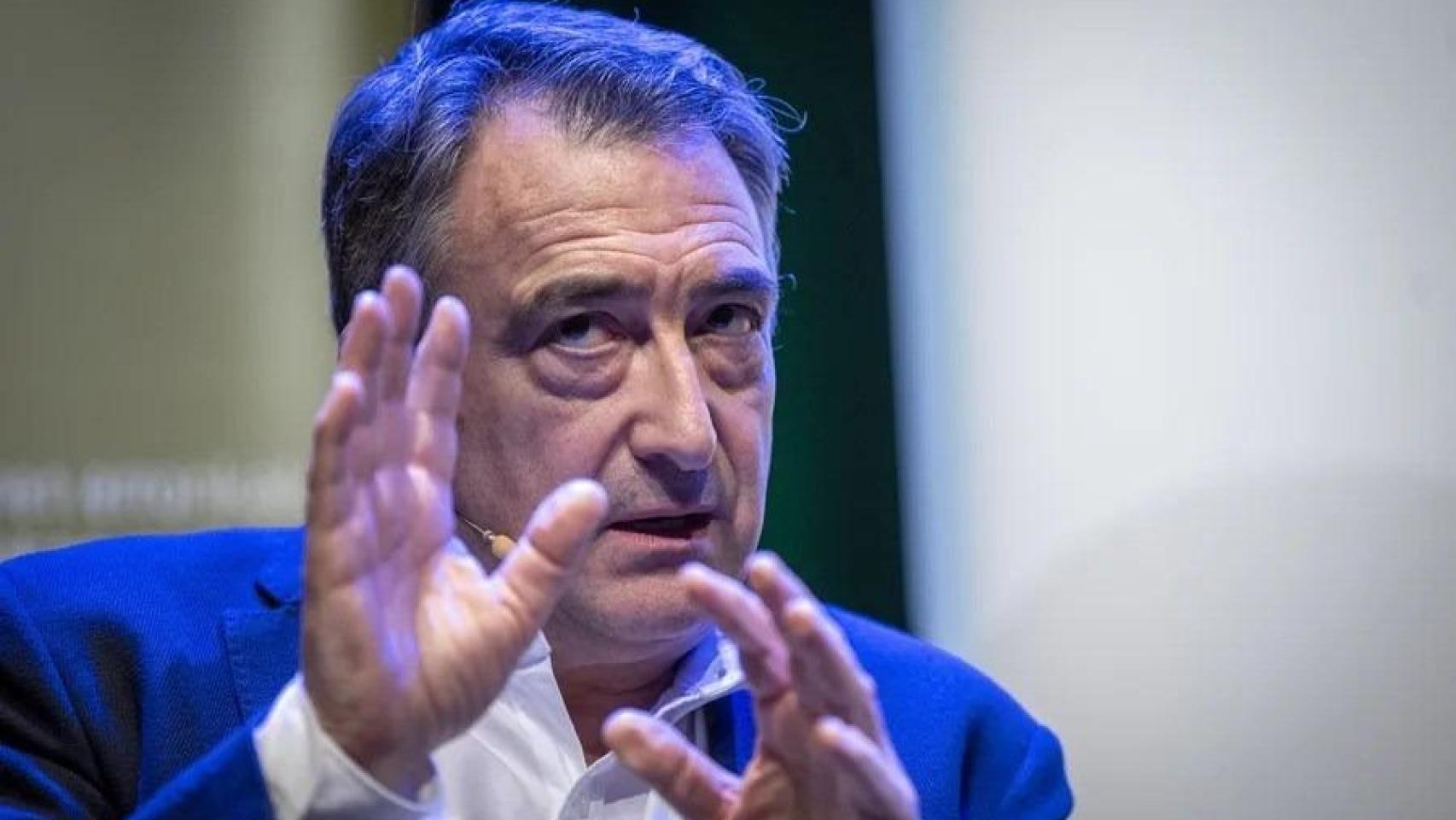 El presidente del PNV, Aitor Esteban, en una foto de archivo a 6 de abril de 2025