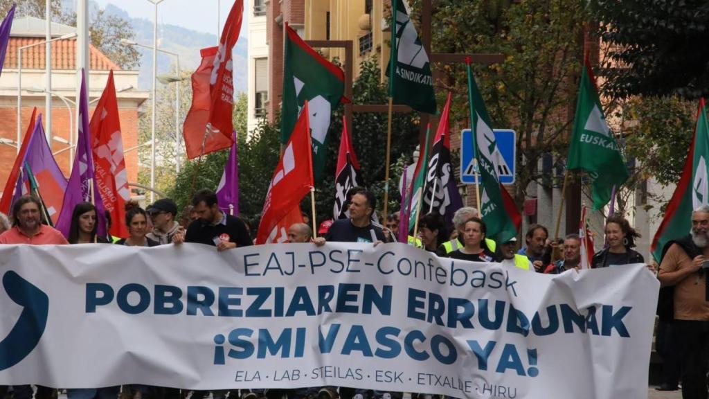 Imagen de la manifestación de este miércoles