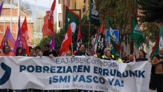 Imagen de la manifestación de este miércoles