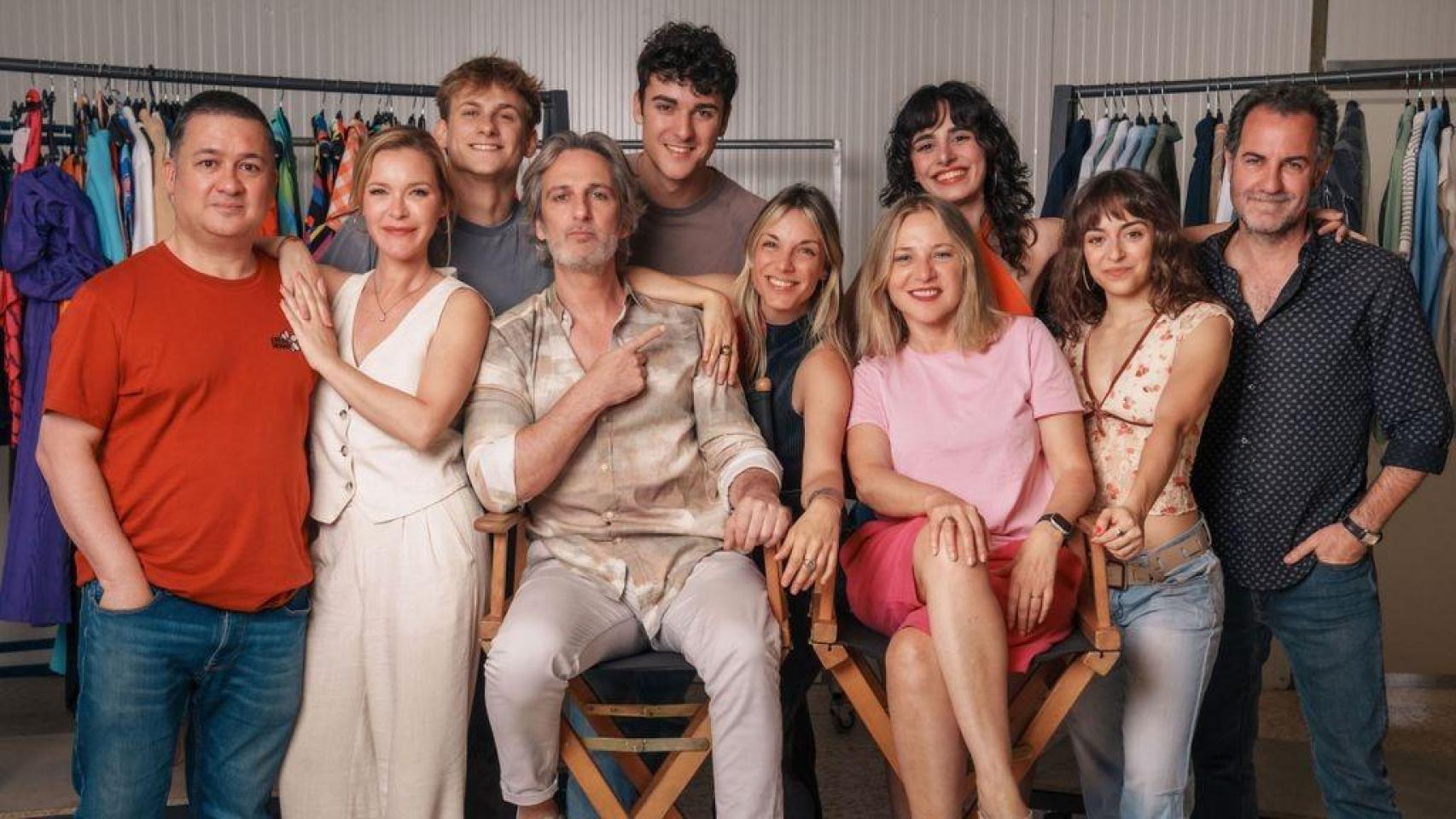 Equipo de rodaje de 'Todos los lados de la cama'