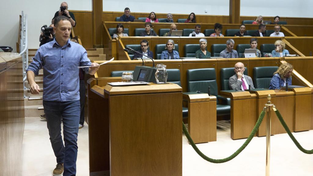 El secretario general de ELA, Mitxel Lakuntza